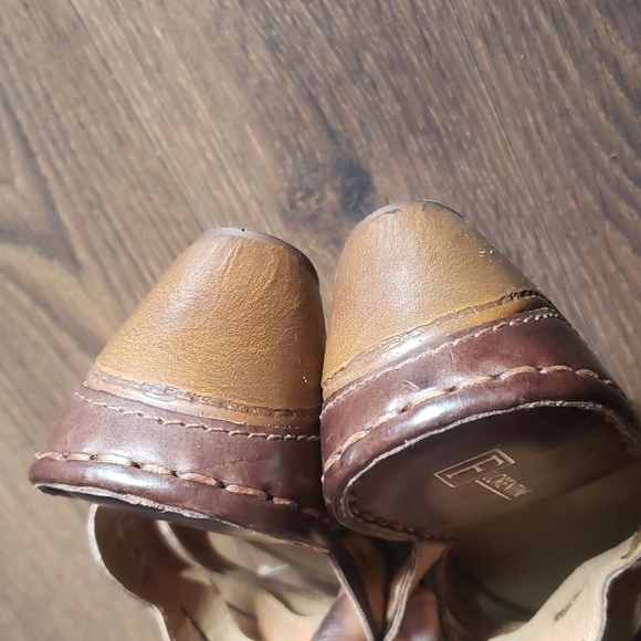 FLORENTINE Multicoloured Leather Slippers - Picture 8 of 11